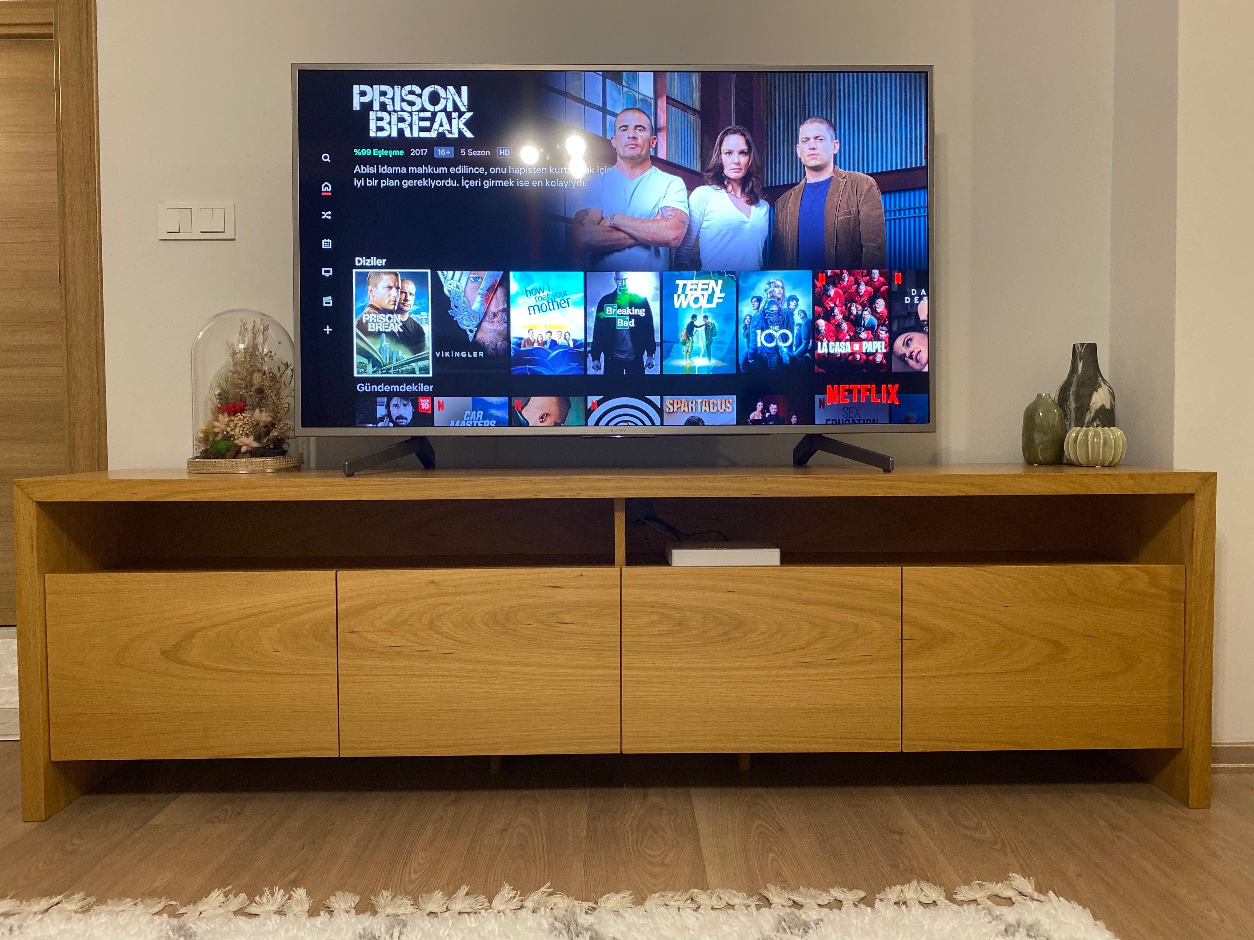 Ahşap Televizyon Ünitesi Modelleri